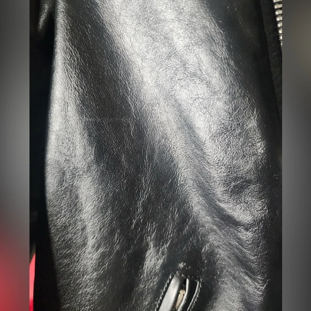 🔴NEW! AG REESE MOTO LEATHER JACKET SZ SMALL - Picture 8 of 16